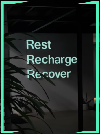 Rest Recharge Recover framed - Recover Thao Dien